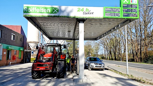 neue Tankstelle