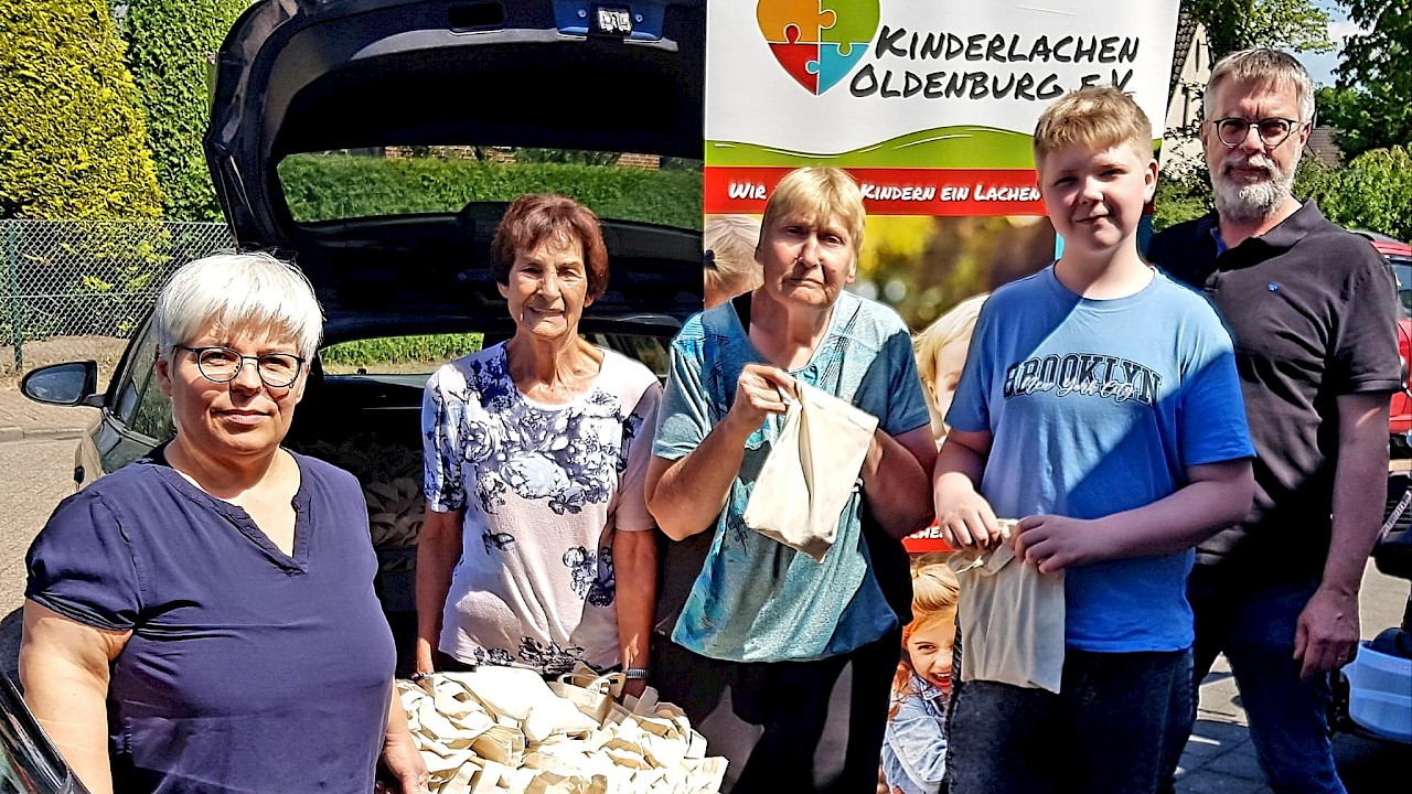 Kinderlachen  und Speisekammer   kümmern sich ehrenamtlich      4. Juli 2025