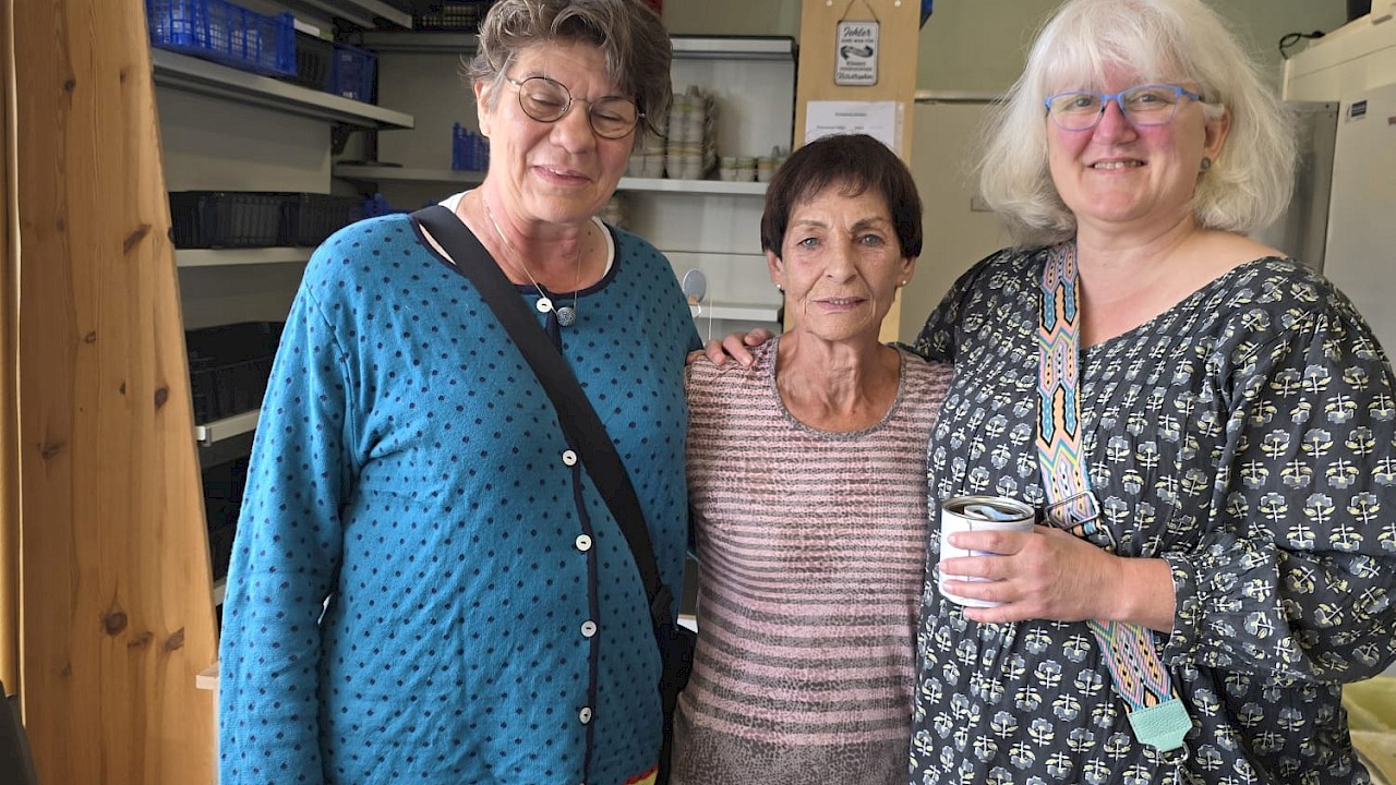 v.l. Ruth Schödler ,Doris Melius und Andrea Glunde.