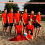 ... die gemischte Volleyballgruppe spielt auf fortgeschrittenem Niveau